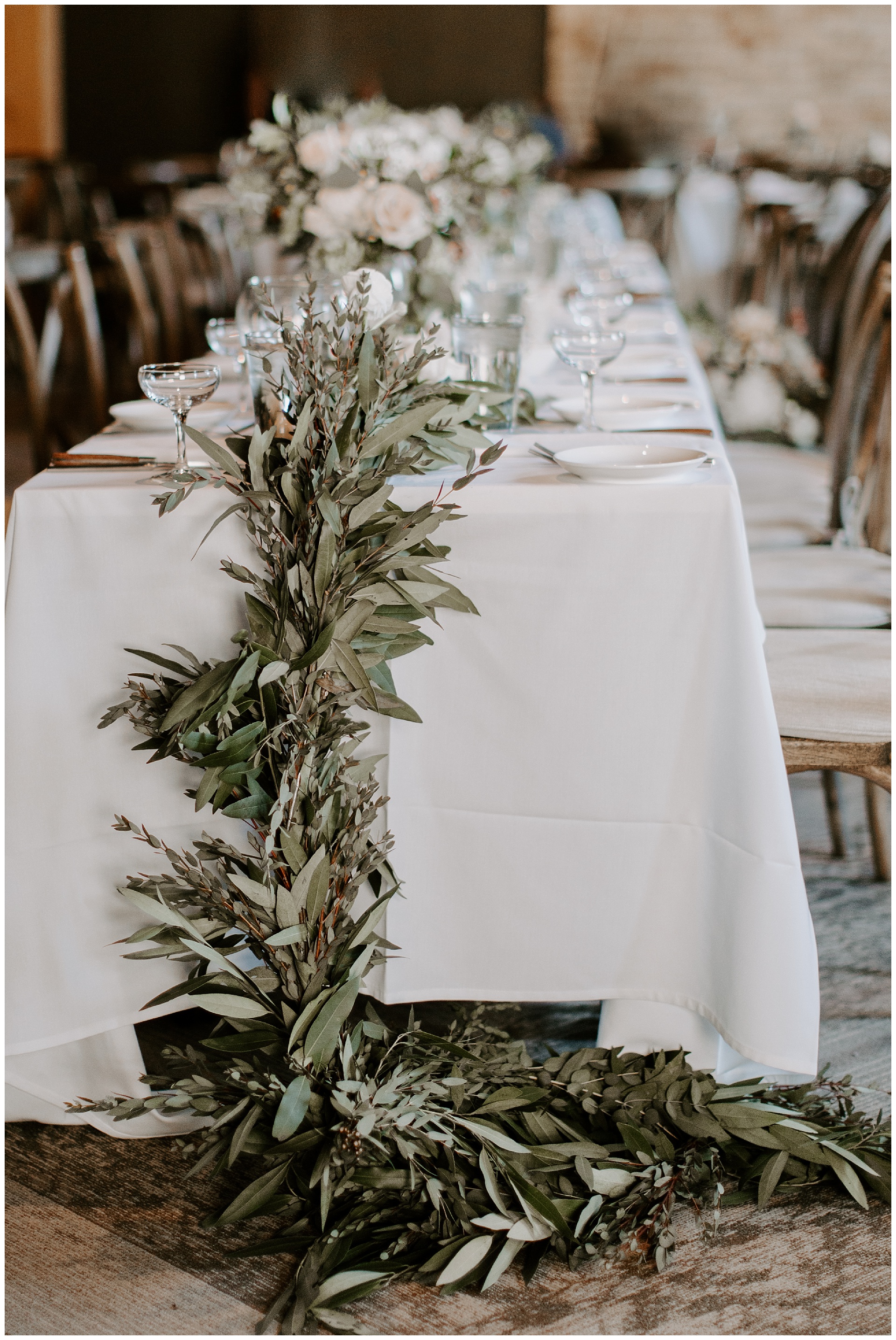 Details at the Hewing Hotel. Flowers by Maven Events 